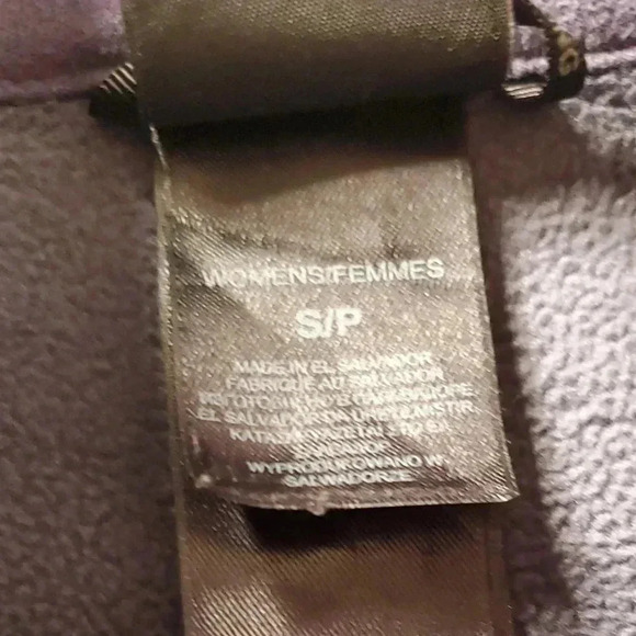 The North face Metalic Gray  Jacket Sz S Women's Full Zip Fleece Lining - Picture 9 of 9